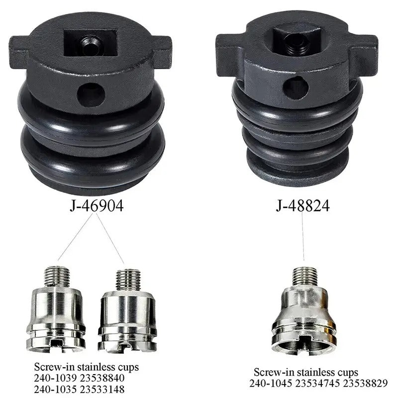Injector Nozzle Cup Sleeve Tube Remover Installers J-46904 J-48824 for Detroit Engine 60 Serie - KUDUPARTS