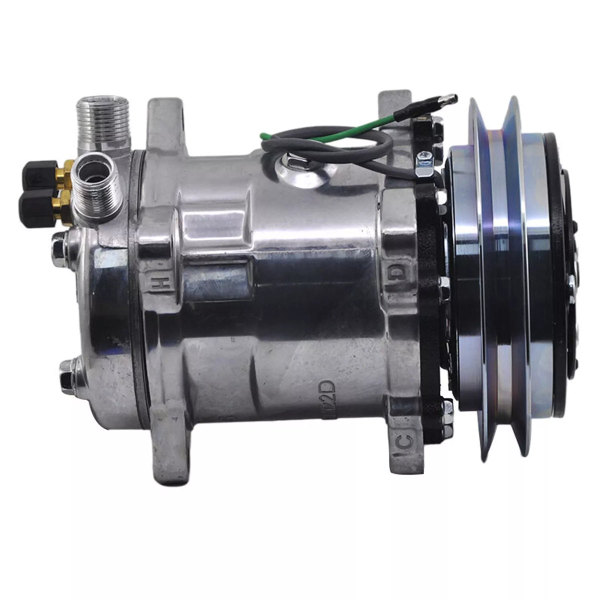 A/C Compressor 5165548 for New Holland F100 F115 F130 F140 VM340 VM460 - KUDUPARTS