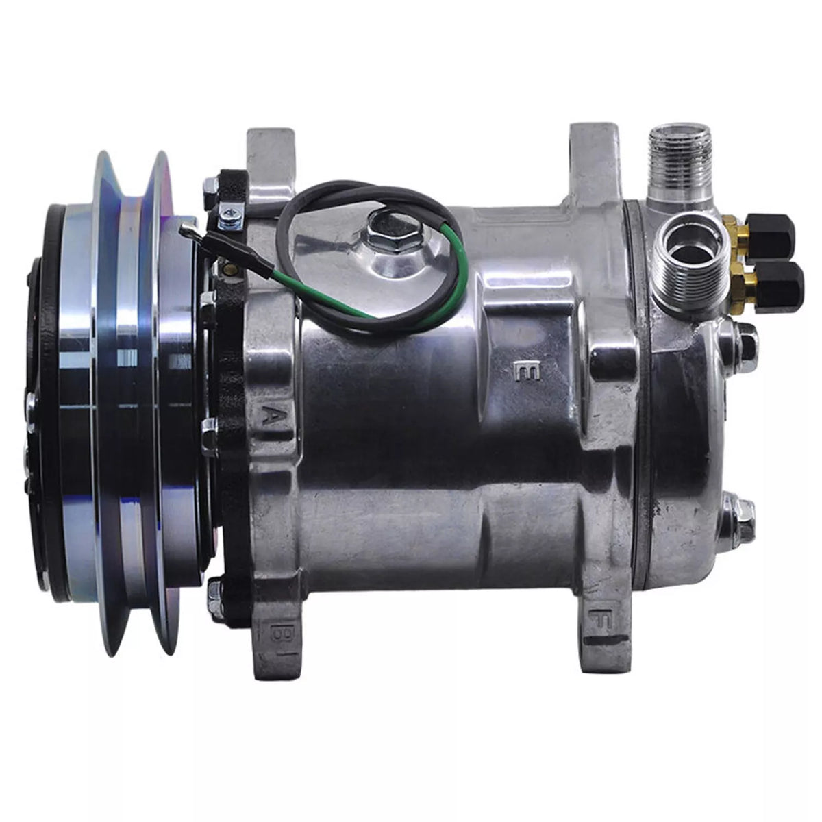 A/C Compressor 5165548 for New Holland F100 F115 F130 F140 VM340 VM460 - KUDUPARTS