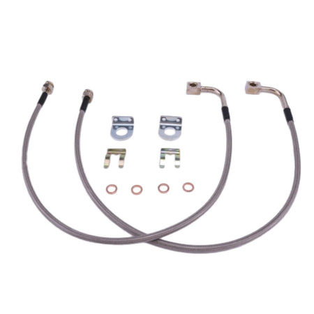 Rough Country GM Extended Front Brake Line 89370 for Chevy Silverado GMC Sierra 2007-2019 1500 2011-2019 2500 3500HD - KUDUPARTS