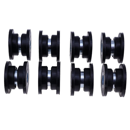 Kit de 8 bagues d'amortisseur avant et arrière supérieures et inférieures 21-0001 pour Arctic Cat 250 300 375 400 454 500 650