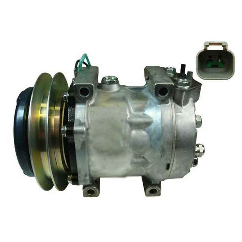 24V SD7H13 A/C Compressor 4674027 for John Deere Excavator 60D 60G - KUDUPARTS