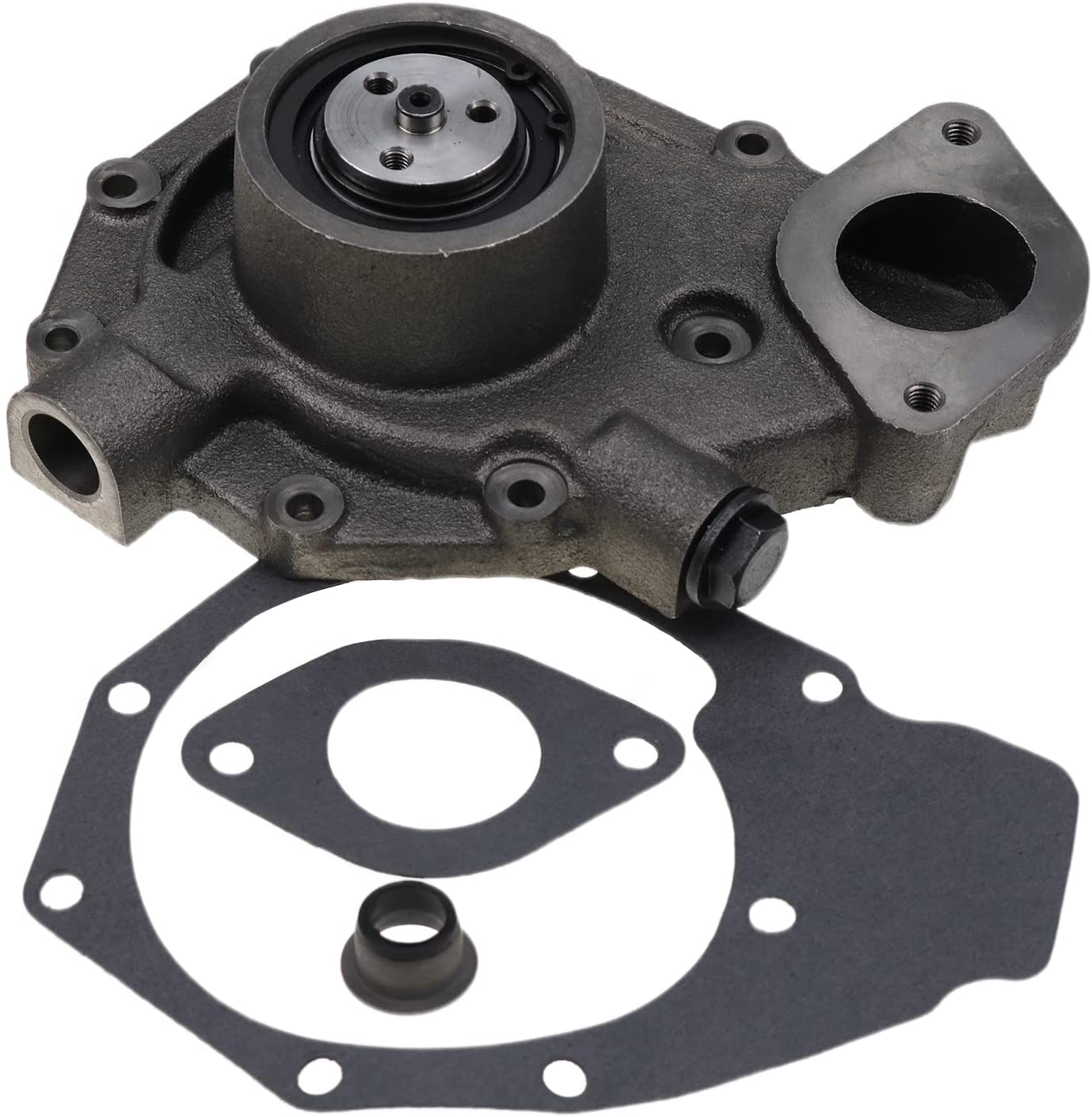 Water Pump RE505981 R503509 with Gaskets for John Deere 310E 310G 310J 310K 310SJ 310SK 315SJ 315SK 325J 325K 325SK 410G 410J 410K 710D 710G 710J Backhoe Loader - KUDUPARTS