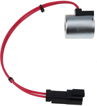 Solenoid Valve Coil 3E-8621 compatible with Caterpillar 416B 416C 416D 420D 424D 426B 426C 428B 428C 428D 430D 432D 436C 438B 438C 438D 442D 446B 446D 902 906 908 - KUDUPARTS