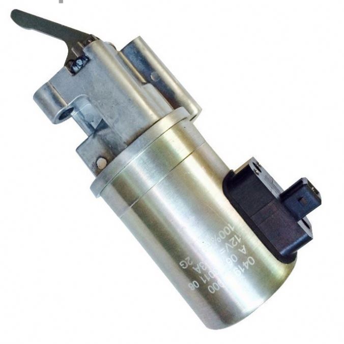 Shut Down Cut Off Solenoid for Schwing Concrete Pump Diesel Engine (Deutz BF4M2012) - KUDUPARTS