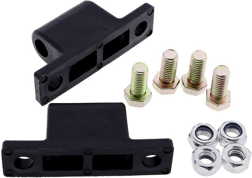 Door Hinge Set 6717593 Fit for Bobcat S100 S130 S150 S160 S175 S185 S205 S220 S250 S300 S330 A220 A300 Skid Steer Loader - KUDUPARTS