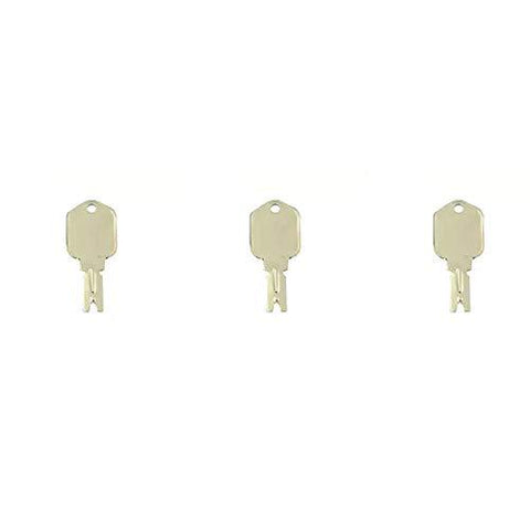 Compatible with (3) Forklift Keys for Clark Yale Hyster Komatsu Gradall Gehl Crown - KUDUPARTS