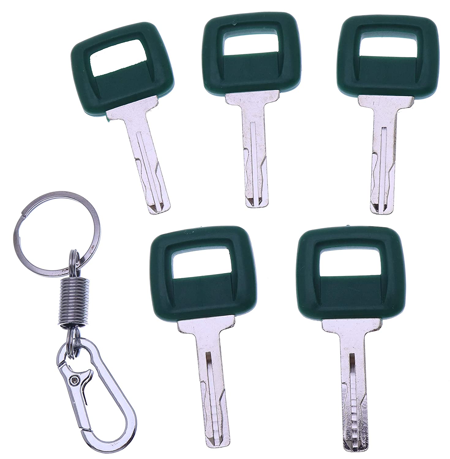 5X Laser Cut Heavy Equipment Ignition Keys 11039228 17225331 Fit for Volvo Articulated Hauler A20C A25C A25D A30C A35C A40 DA25D DA30D A35D A40D - KUDUPARTS