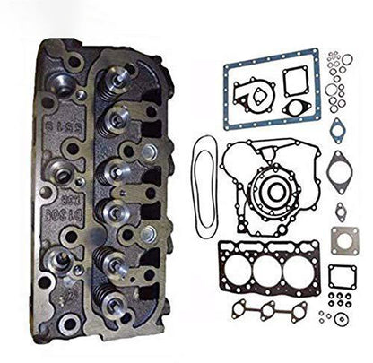 Cylinder Head&Full Gasket Set For 2400HST-D Tractor F2400 Mower Kubota D1105 - KUDUPARTS