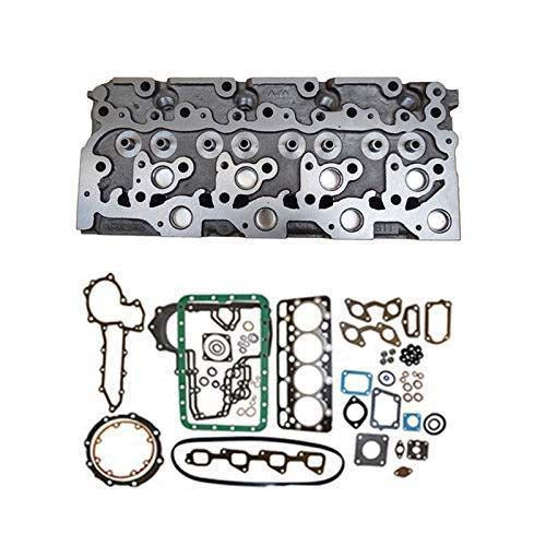 New Bare Cylinder Head + Full Gasket Set For Kubota V2003 - KUDUPARTS