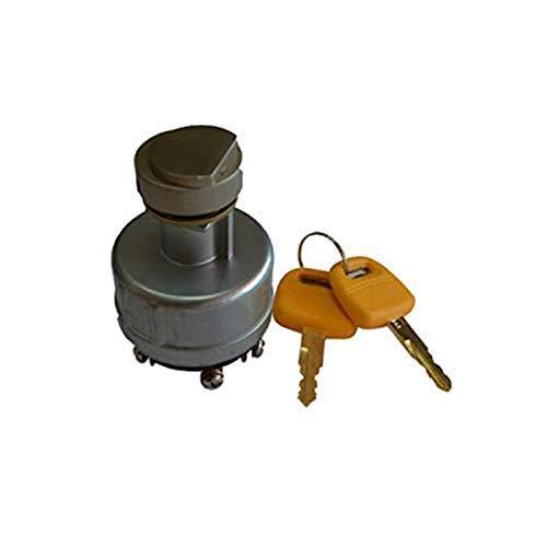 Key Ignition Switch for Excavator Hitachi EX200 EX200-1 with 6 Pins New - KUDUPARTS