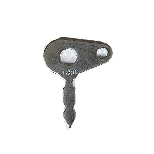 H806/180845 Ignition Key for Gehl, Hitachi, Mustang, New Holland - KUDUPARTS