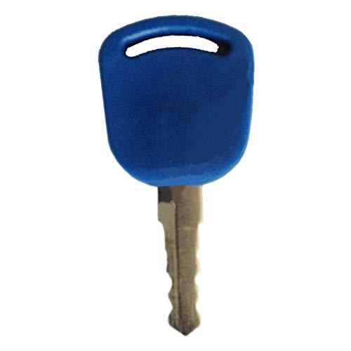 1 Ignition Key 14601 for New Holland Tractor Models-82030143 - KUDUPARTS