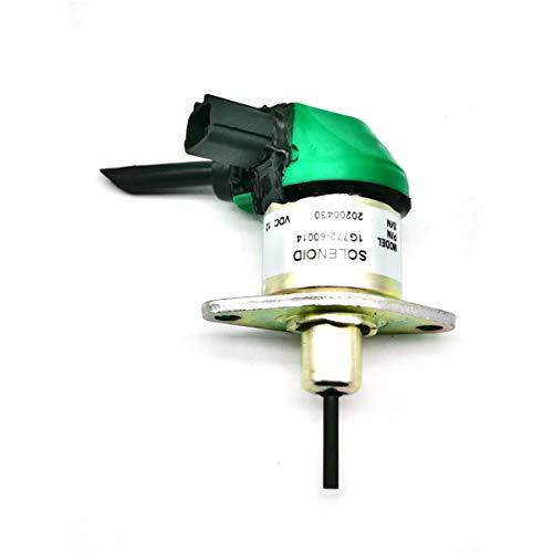 1G772-60012 1G772-60014 Fuel Shut Off Stop Solenoid for Kubota M6040 M7040 SVL75 - KUDUPARTS