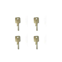 Compatible with (4) Ignition Key # D250 for Bobcat and Case Heavy Equipment - KUDUPARTS