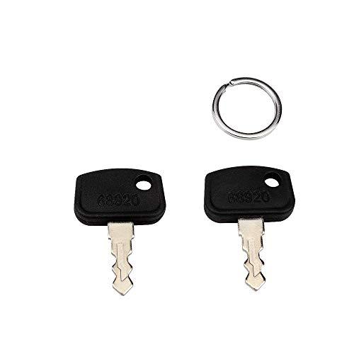 New 2 Key Ignition Key PL501-68920 for Kubota B26 Kubota RTV 900 Keys Kubota RTV UTV Utility Vehicles B BX F GR ZD RTV500 KH-151 KH-191 - KUDUPARTS