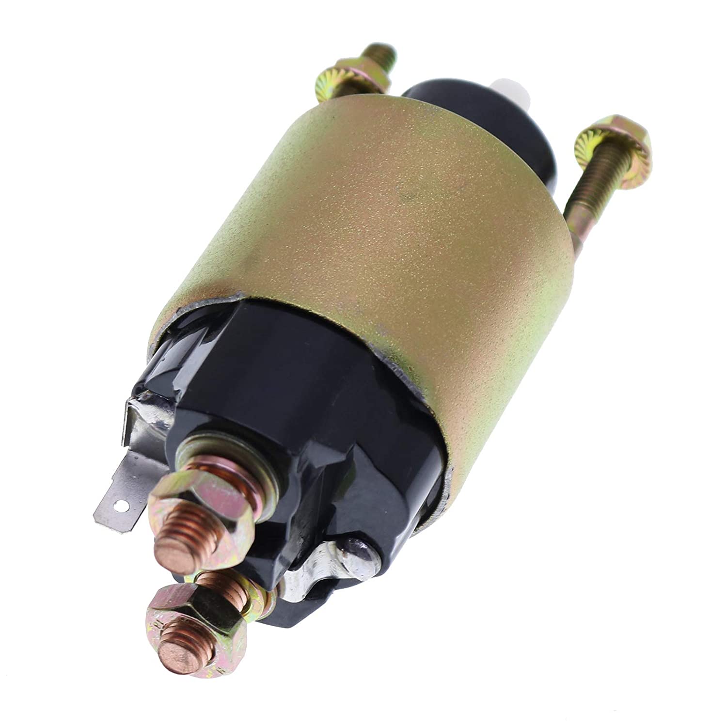 12V 3 Terminals Starter Motor Solenoid Relay Compatible with John Deere Gator AM102577 165 2243 285 325 345 425 GT262 GT265 GT2275 LX176 LX178 LX188 - KUDUPARTS