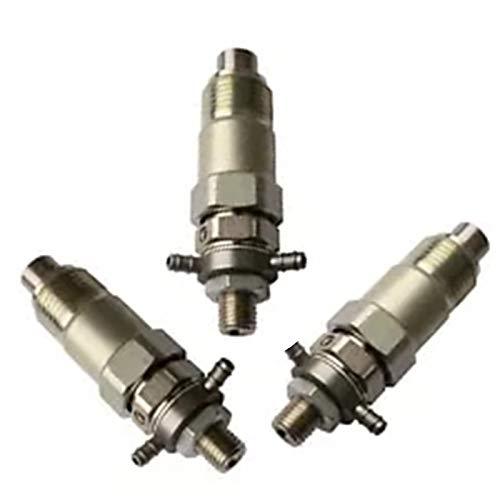 3PCS Fuel Injectors for Kubota L245DT L245F L245H L275 L285 L285WP L175 L185DT L185F L225 L225DT L295DT L295F L305DT L305F L345 L345DT L355S L2050DT L2050F B5200D B5200E B6100D B6100E+ - KUDUPARTS