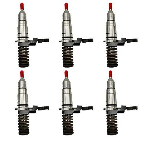 New 6PCS Fuel Injectors 127-8218 1278218 for Caterpillar CAT 3116 3126 TK371 TK381 525B 535B 950G 960F 962G - KUDUPARTS