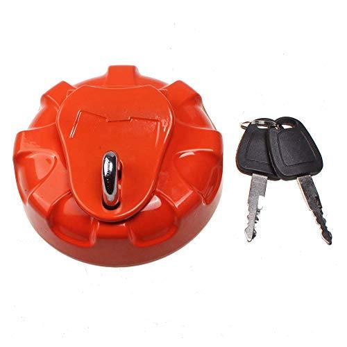 Fuel Tank Cap With 2 Keys for Daewoo Doosan Excavator DH215-7 DH225-9 DH300 - KUDUPARTS