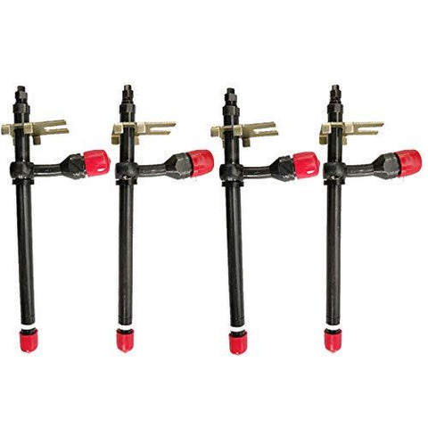 4PCS Pencil Fuel Injectors A140828 20673 for Case 450 450B 455B 1845 1845S 480C 580C 584C 585C 586C DH5 - KUDUPARTS