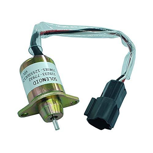 Fuel Diesel Shut Off Shutdown Solenoid 119233-77932 for YANMAR - KUDUPARTS