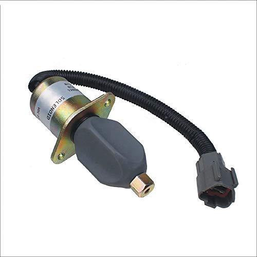 Stop Solenoid 12V 32A87-15100 for ECOMAT Shovel Mitsubishi S4S-Z1DT61ES - KUDUPARTS