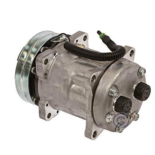 Air Conditioning Compressor 85817170 for New Holland Backhoe Loader B110 B115 B95 B100B B110B B115B B90B B95B LB75 LB110.B LB75.B LB90.B - KUDUPARTS