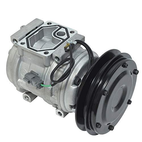 Air Conditioning Compressor 20Y-979-3111 for Komatsu Bulldozer D66S-1 D155C-1 D87P-2 D87E-2 D275A-2 D155A-2 - KUDUPARTS