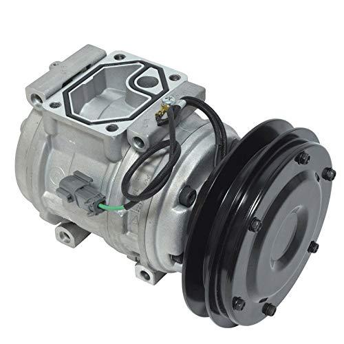 Air Conditioning Compressor 20Y-979-3111 for Komatsu Bulldozer D31PX-21 D39PX-21 D37PX-21 D31EX-21 D39EX-21 D37EX-21 - KUDUPARTS