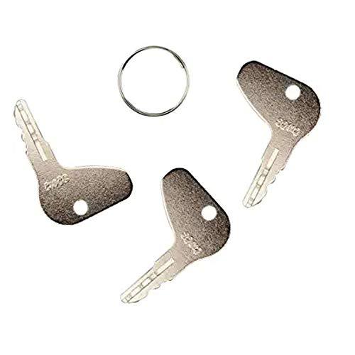 New 32412 Key for Case, Cub Cadet, Kubota, Mahindra, Mitsubishi-Satoh (3 Keys) - KUDUPARTS