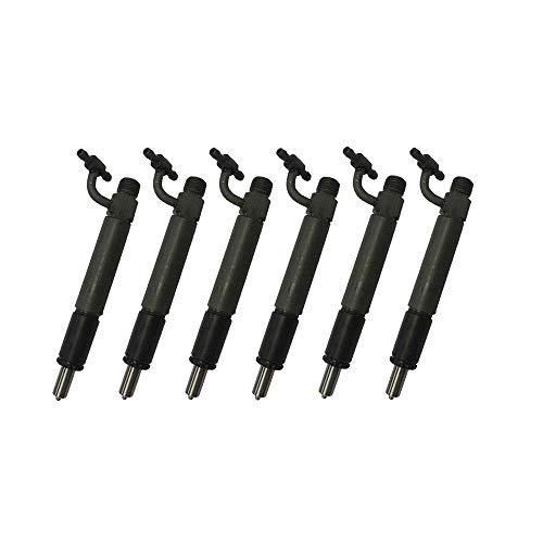 6PCS Fuel Injector 687372C91 749945C91 for Case-IH Tractor 1086 1460 1466 1486 1470 1586 1660 - KUDUPARTS