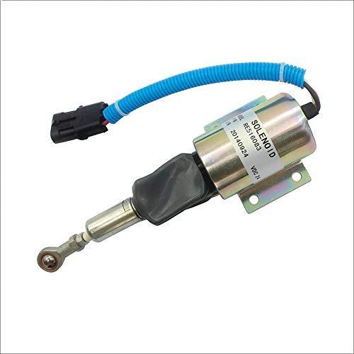 Fuel Injection Pump Shut Off Solenoid RE502474 for Cummins 6CT Hitachi John Deere - KUDUPARTS