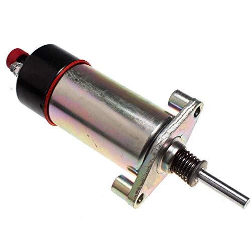 24V Fuel Shutoff Solenoid 155-4653 3E-7985 for Caterpillar 3304 3306 3406 3406B 3406C 12H 12H ES 12H NA 140H 140H NA 160H 160H NA - KUDUPARTS