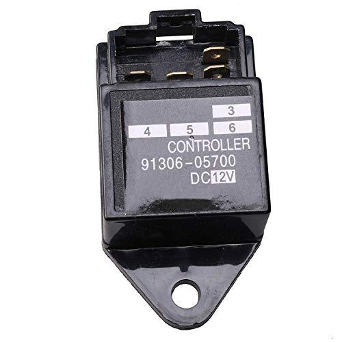 12V Timer Relay KQ1-DC12V 91306-05700 5650-043-1762-0 for Mitsubishi K3A K3B K3C K3D - KUDUPARTS