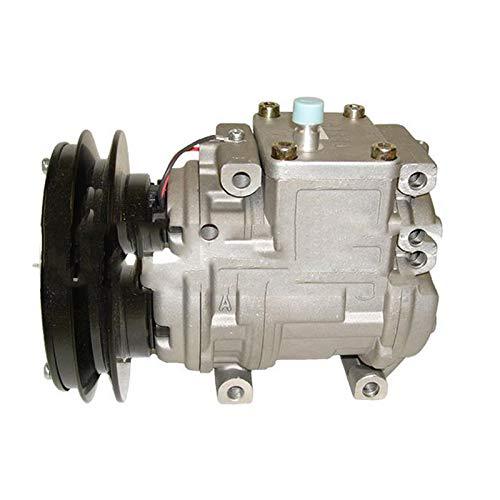 Air Conditioning Compressor ND447200-0246 for Komatsu Bulldozer D155A-5 D155AX-5 D275A-5 D275AX-5 D375A-5D - KUDUPARTS