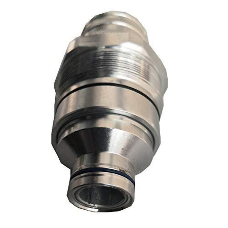 Hydraulic Flat Face Quick Connect Coupler AT406475 for John Deere Skid Steer Loader 318E 319E 320E 323E 326E 328E 329E 332E 333E - KUDUPARTS