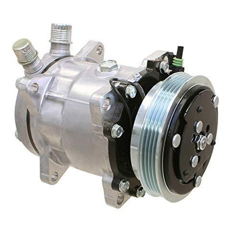 Air Conditioning Compressor 87649991 for Case Loader 420 430 435 440 445 450 465 - KUDUPARTS