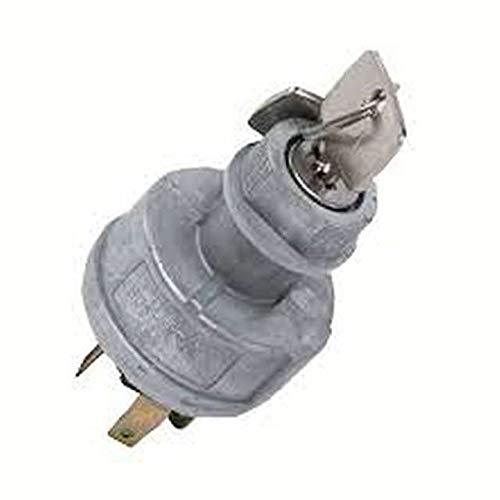 Compatible with Ignition Switch with 2 Keys D134737 282775A1 for Case Dozer Tractor - KUDUPARTS