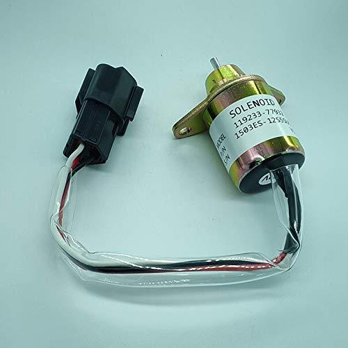 12V 1503ES-12S5SUC12S Fuel Shut Off Solenoid for John Deere 4200 4210 4310 4410 4500 4510 - KUDUPARTS