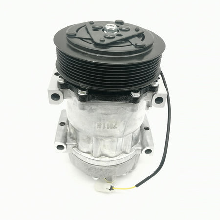 A/C Compressor 15082727 14659238 Fits New Holland Volvo Truck Sanden 8044 8176 - KUDUPARTS