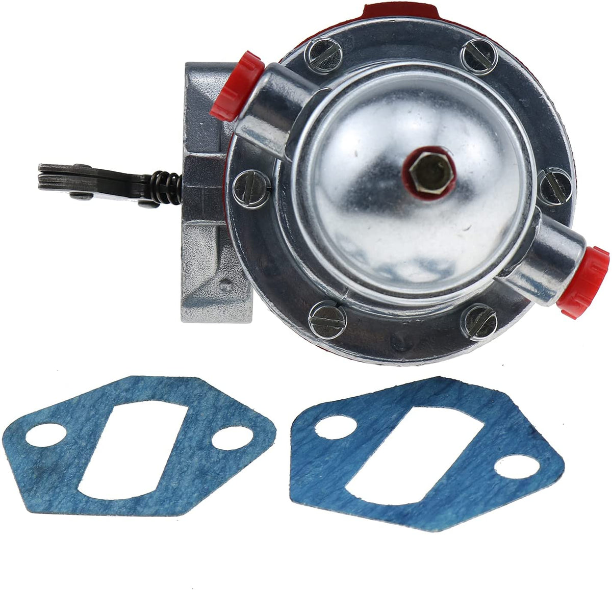 Fuel Lift Pump with Gaskets RE27667 AR52159 RE527115 RE42211 RE37482 RE13517 R52729 AR49770 DD13483 for John Deere 1010 1530 1640 1750 1840 1950 2020 7800 310 410 610B 310A 310B 410B 510B - KUDUPARTS