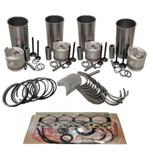 Overhaul Rebuild Kit with Liners Cylinder Sleeves for Perkins 104-22 Engine - KUDUPARTS