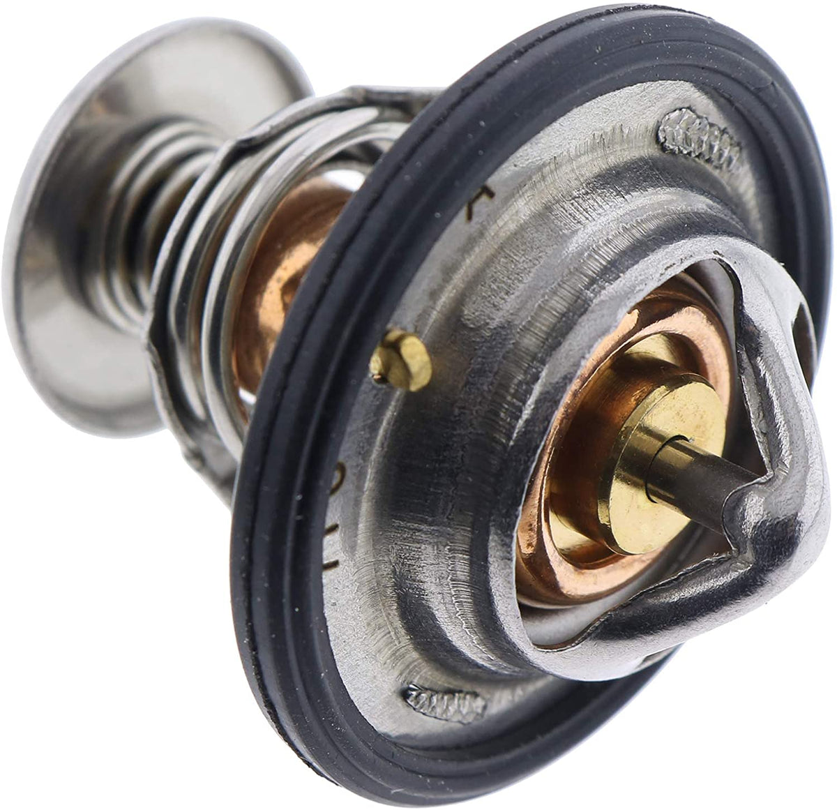 Thermostat YM129155-49801 Fit for Komatsu PC27R-8 PC27MR-2 PC55MR-3 PC45R-8 PC50MR-2 PC45MR-3 PC35R-8 PC35MR-2 PC30MR-2 PC35MR-3 PC30MR-3 3D88E 4D88E Engine - KUDUPARTS