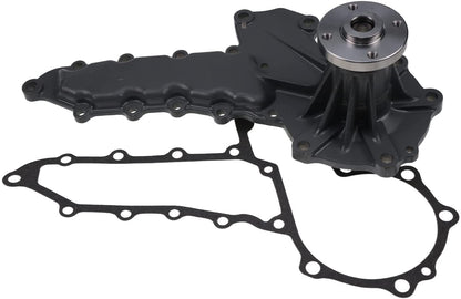 Water Pump E5800-73035 with Gaskets Compatible with Mahindra 5010 6010 6110 2810 3510 4010 4110 4510C-T4 - KUDUPARTS