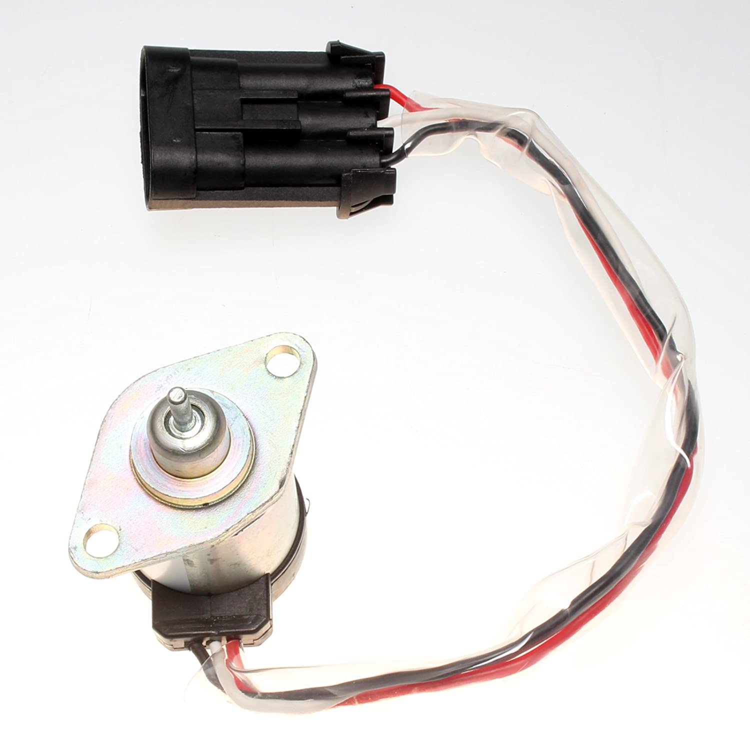 Fuel Shut Off Solenoid 6689034 Compatible with Bobcat A300 S220 S250 S300 S330 Skid Steer - KUDUPARTS