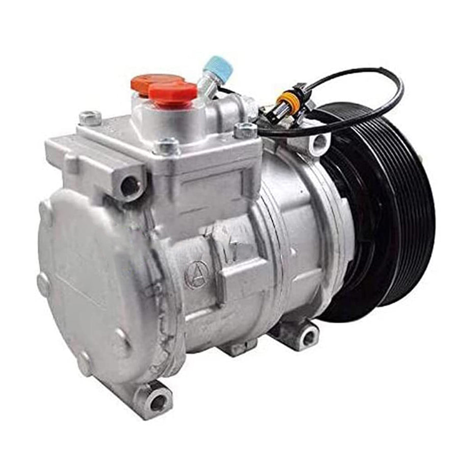 10PA17C AC Compressor 447200-4930 447200-4932 447200-5031 4472004930 4472004932 4472005031 for John Deere Tractor - KUDUPARTS