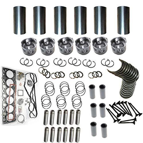 HD1430 Overhaul Rebuild Kit for Kato Excavator Mitsubishi 6D24 Engine - KUDUPARTS