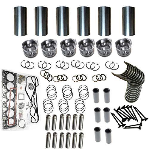 DE12TI Overhaul Rebuild Kit for Doosan Engine DE12TIS - KUDUPARTS