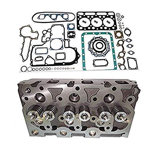 1552103040 Complete Diesel Cylinder Head With Valves + Full Gasket Kit For Kubota D1402 - KUDUPARTS